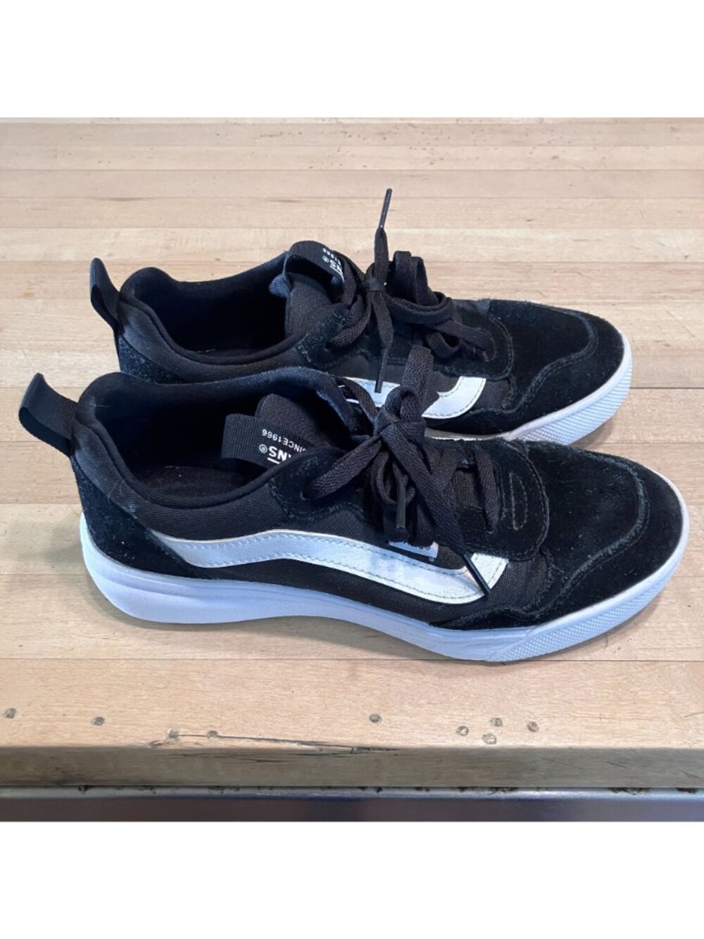 Vans Womens Range EXP Suede Skater Grunge Low Top Sneakers Size 8.5 Black AN EXC - Picture 3 of 12
